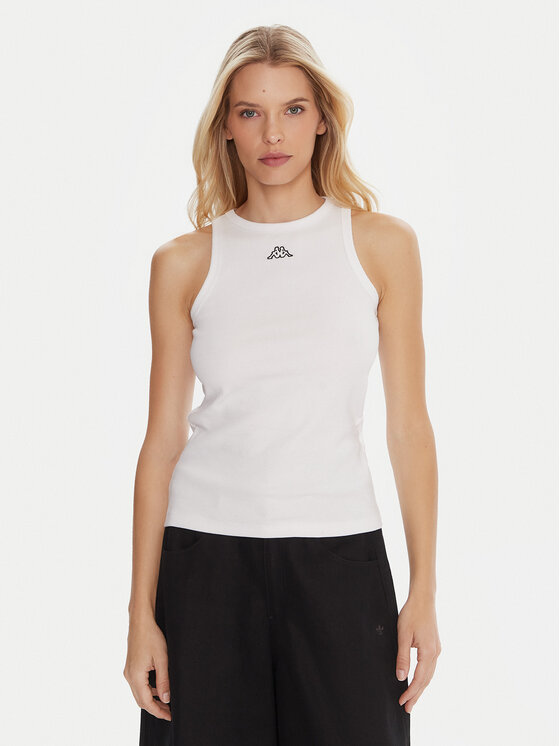 Kappa Kappa Súprava topov Logo Benny 322565W Biela Regular Fit