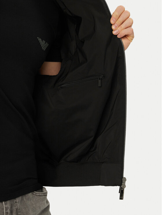 Armani Exchange Armani Exchange Bomber jakna XM001836 AF20535 UC001 Črna Regular Fit