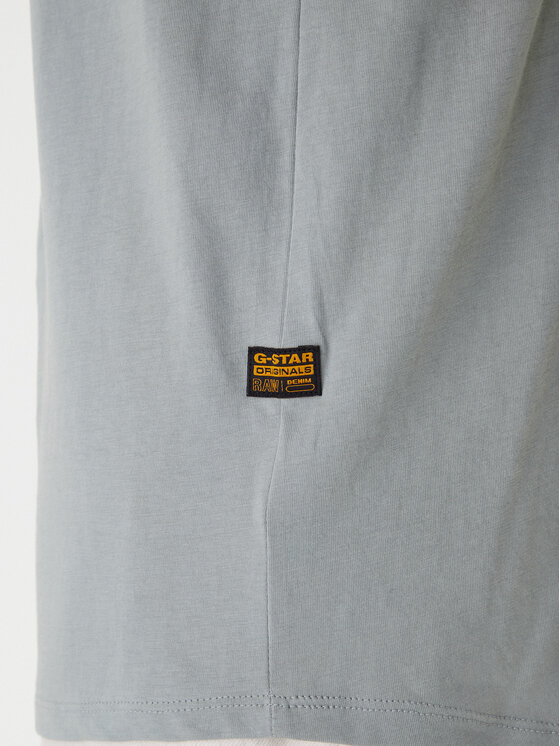 G-Star Raw G-Star Raw Marškinėliai Lash D16396-B353 Žalia Regular Fit
