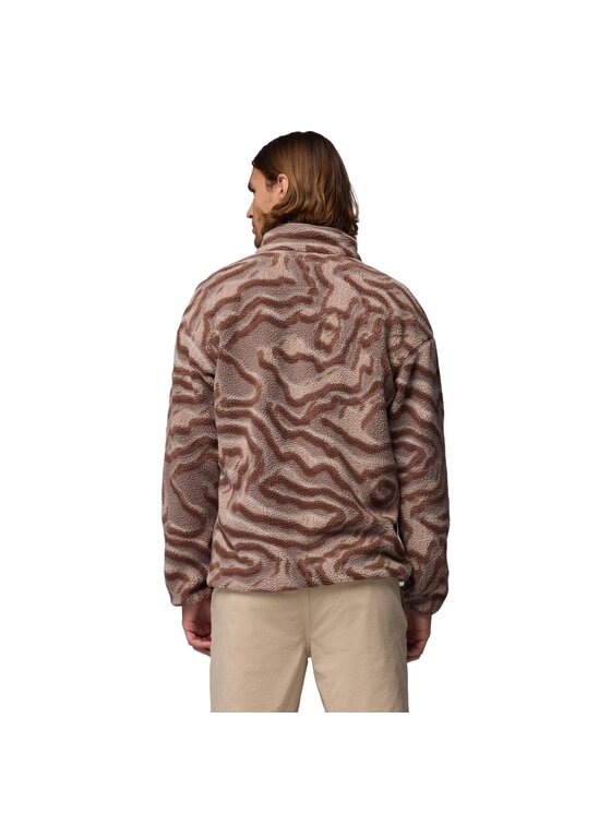 Columbia Columbia Polar Helvetia™ II Printed Half Snap Fleece Brązowy Regular Fit