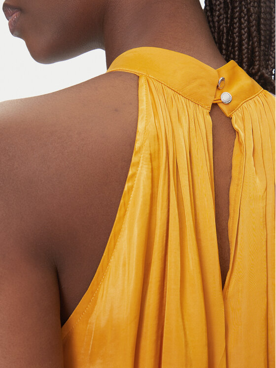 Morgan Morgan Коктейлна рокля 222-RAMAGE Жълт Regular Fit