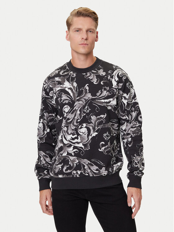 Versace Jeans Couture Versace Jeans Couture Felpa 79GAI3R0 FS201 Nero Regular Fit