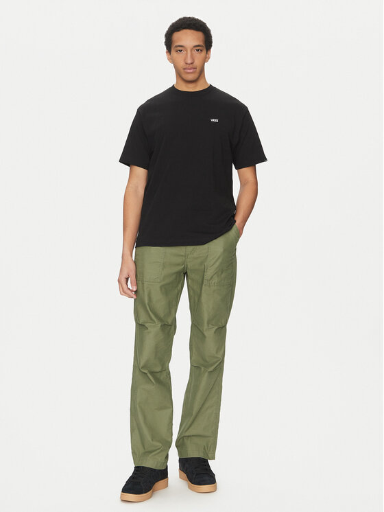 Vans Vans Футболка Left Chest II VN000P1P Чорний Loose Fit