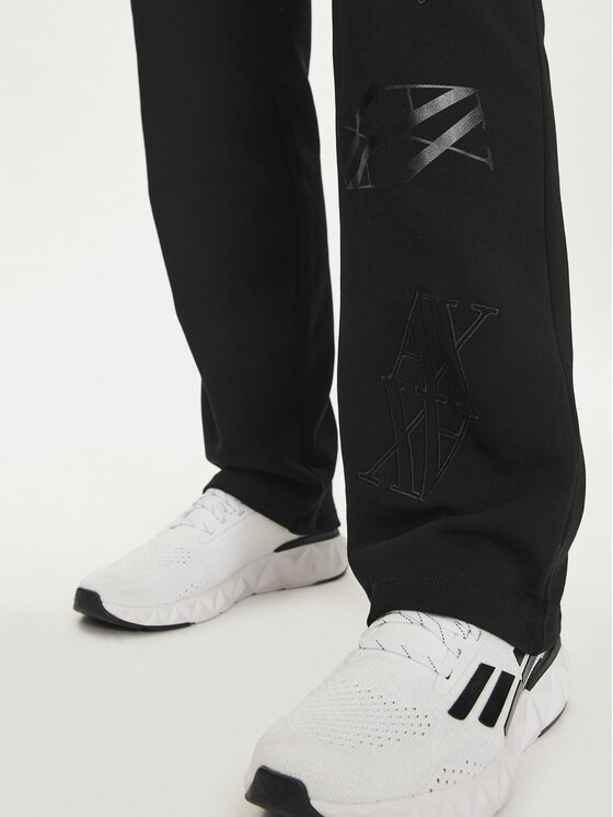 Armani Exchange Armani Exchange Spodnie dresowe 6DYP80 YJFZZ 42AQ Czarny Regular Fit