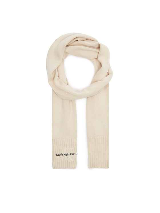 Calvin Klein Jeans Calvin Klein Jeans Sall Monologo Embro Knit Scarf K60K611262 Ekrüüvärv