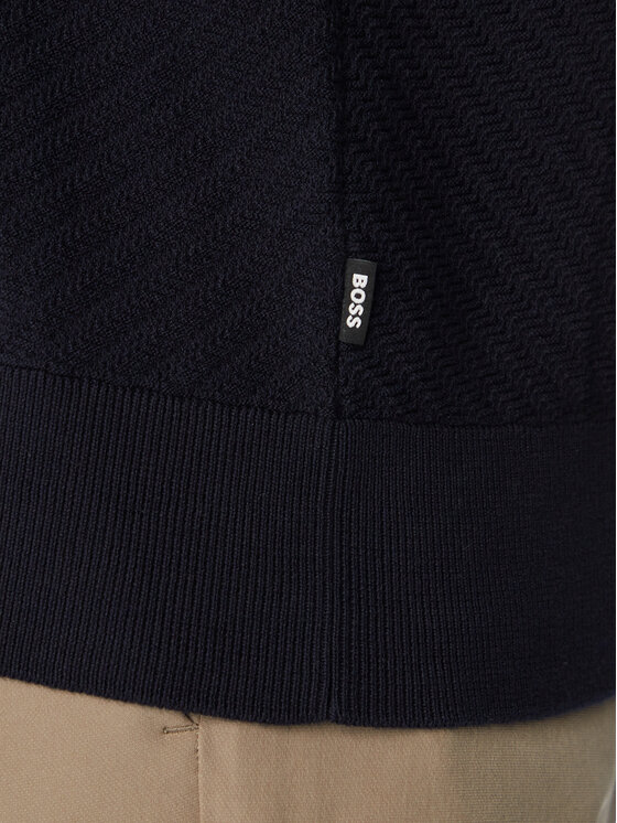 BOSS BOSS Džemper H-Lofranco 50565565 Tamnoplava Regular Fit