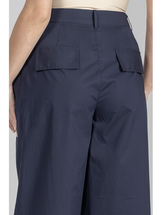 Deni Cler Milano Deni Cler Milano Spodnie materiałowe T-DC-5229-F2-10-58-1 Granatowy Loose Leg