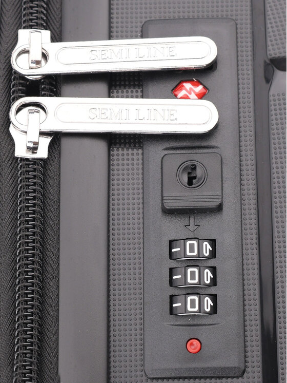 Semi Line Semi Line Mittlerer Koffer T5908-3 Schwarz