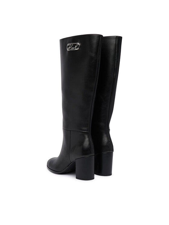 KARL LAGERFELD KARL LAGERFELD Kozaki Kinga KL35680 Czarny