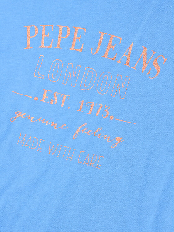 Pepe Jeans Pepe Jeans Tricou Jasmine PG502444 Albastru Regular Fit