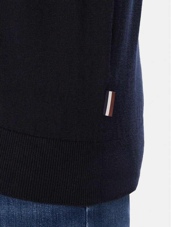 Bugatti Bugatti Strickjacke 7600-25520F Dunkelblau Regular Fit
