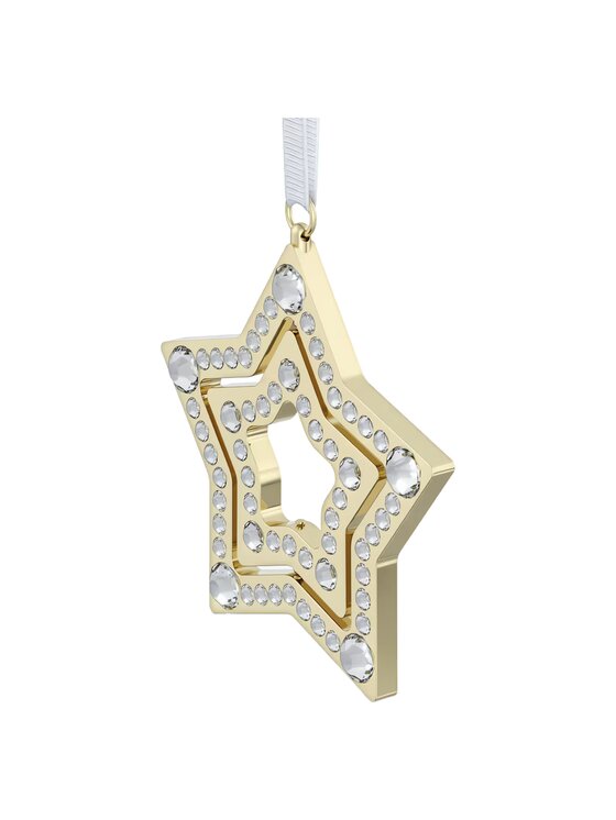 Swarovski Swarovski Ozdoba Holiday Magic Star Ornament Średnia 5655937 Złoty
