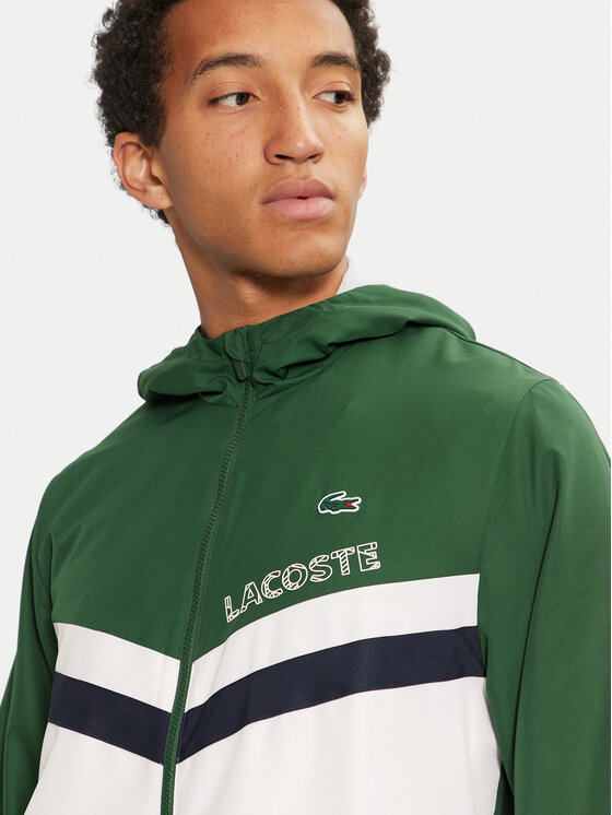 Lacoste Lacoste Tepláková souprava WH4241 Zelená Regular Fit