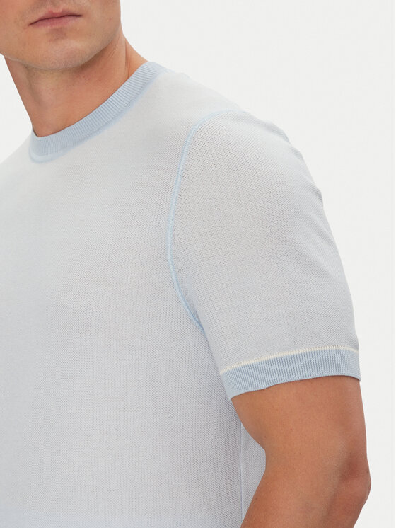BOSS BOSS T-krekls Jianfranco 50537642 Gaiši zils Regular Fit