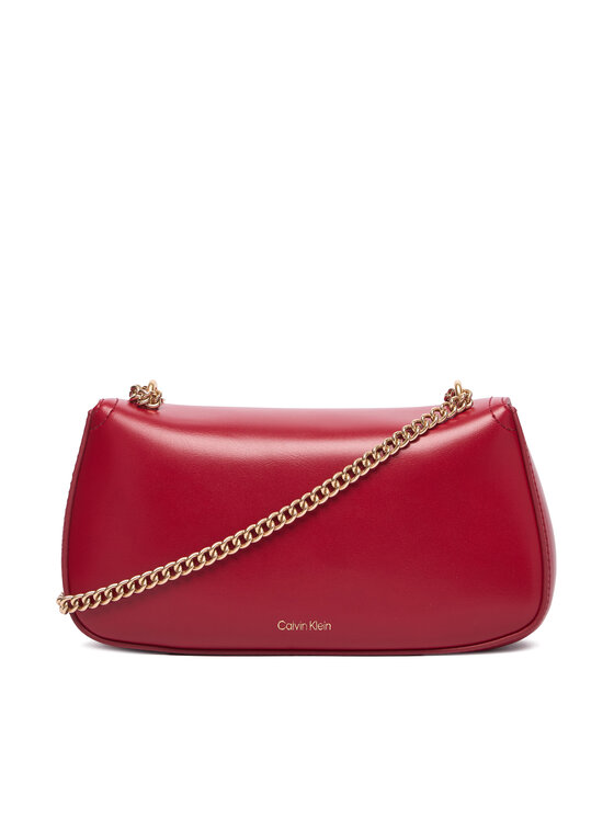 Calvin Klein Calvin Klein Handtasche Ck Convertible Chain Small Bag LV04F3172G Rot