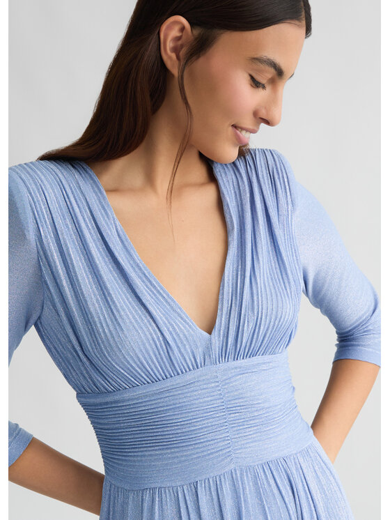 Liu Jo Liu Jo Sukienka koktajlowa CA5289JS006A4324 Błękitny Regular Fit