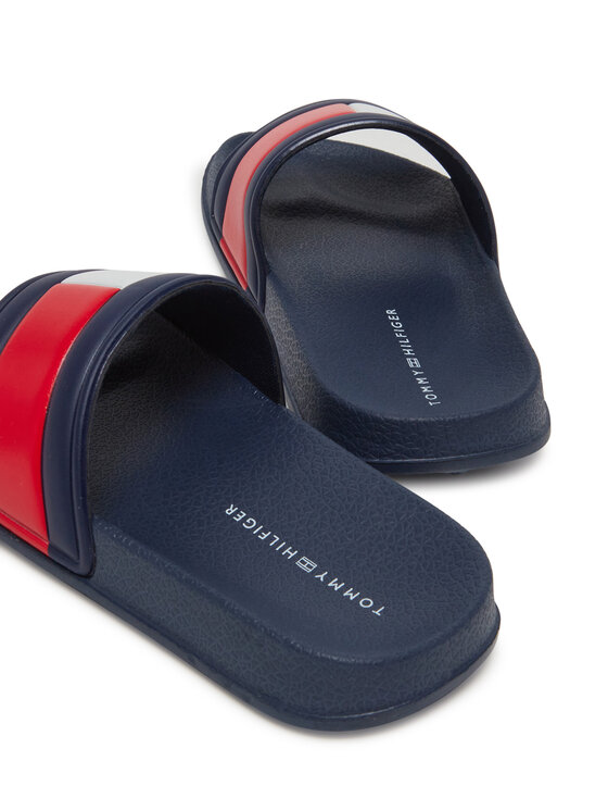 Tommy Hilfiger Tommy Hilfiger Klapki T3X0-33915-1172 Granatowy