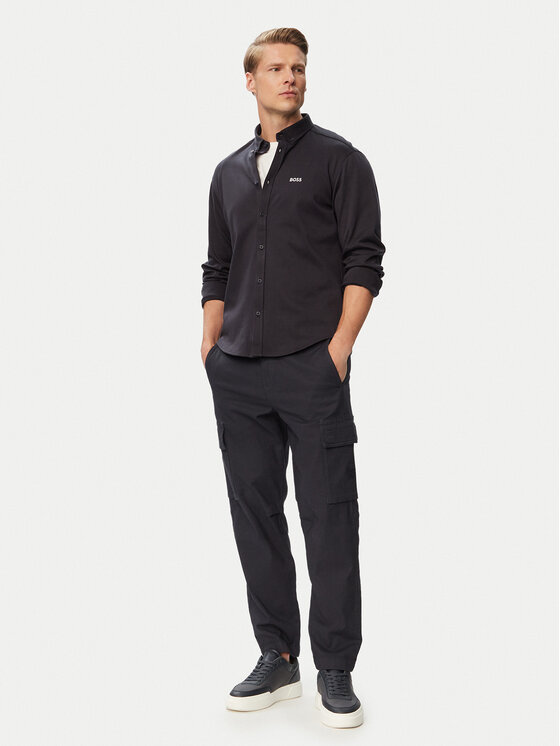 BOSS BOSS Krekls ST Motion 50555946 Tumši zils Regular Fit