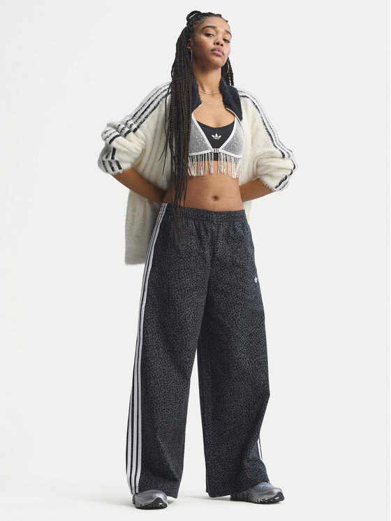 adidas adidas Jeansy Firebird Aop KD2816 Szary Loose Fit