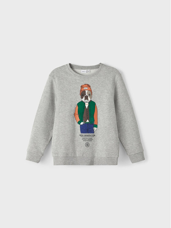 NAME IT NAME IT Суитшърт 13210914 Сив Regular Fit