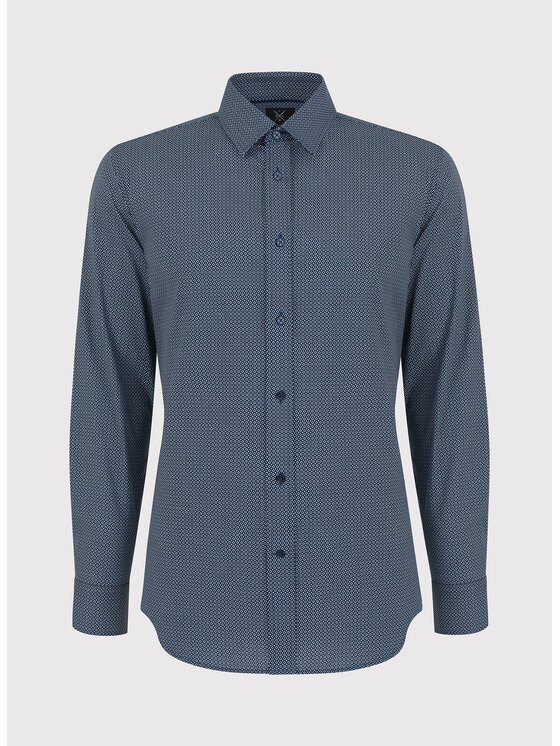 Pako Lorente Pako Lorente Koszula P23WF-1X-004 Granatowy Slim Fit