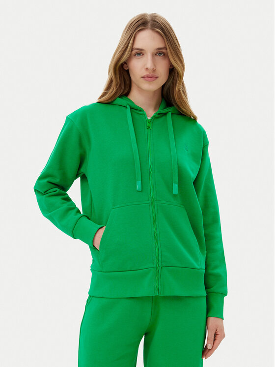 Silvian Heach Silvian Heach Felpa Frien GPP25114FE Verde Regular Fit