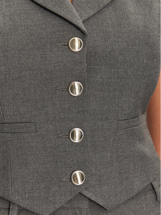 Morgan Morgan Gilet 251-CJANA.F Grigio Slim Fit