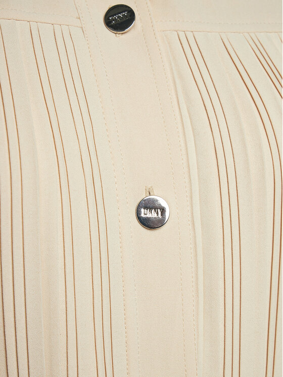 DKNY DKNY Haljina košulja DD4A1351 Bež Regular Fit