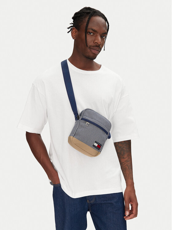 Tommy Jeans Tommy Jeans Borsellino Tjm Ess Daily Stripe Reporter AM0AM13327 Blu