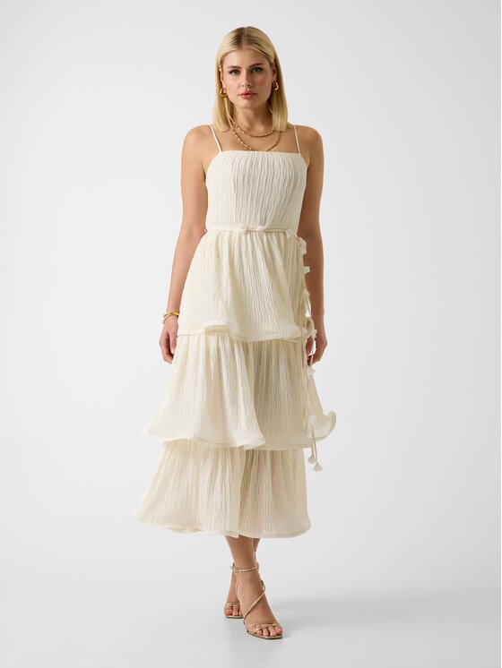 Guess Guess Ikdienas kleita 181309 Balts Classic Fit