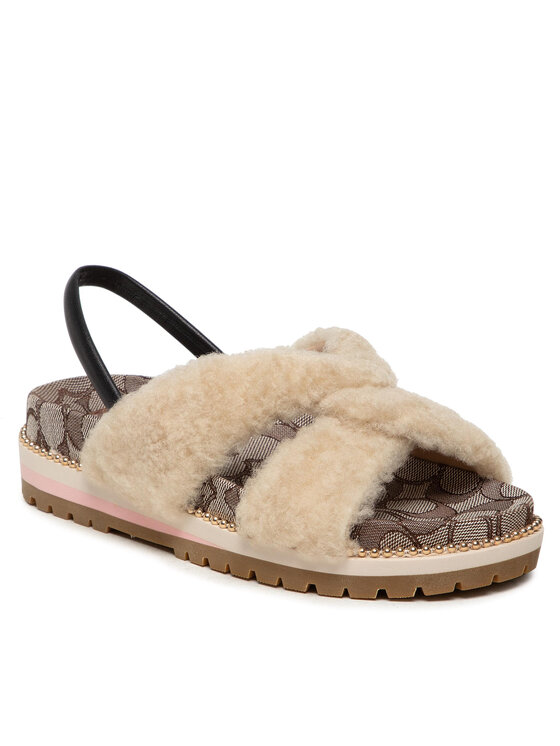 Coach Sandalen Tally Shearlg Sandal C5885 Beige | Modivo.de