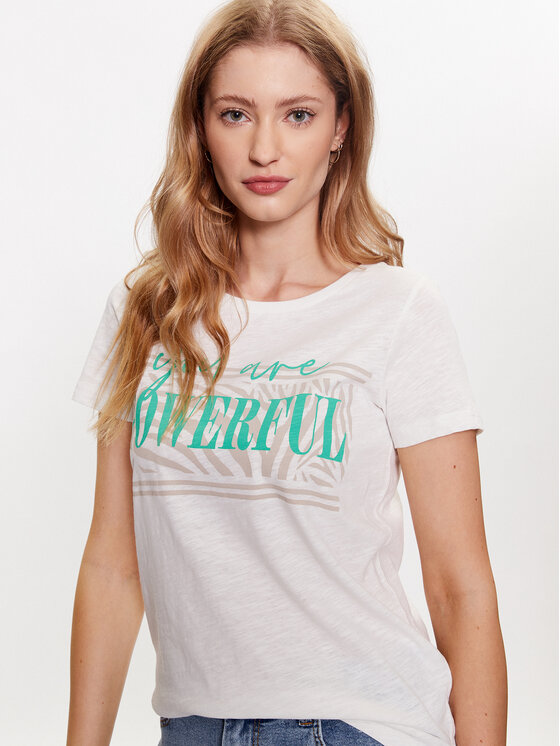 T-shirt 20611763 Bianco Regular Fit