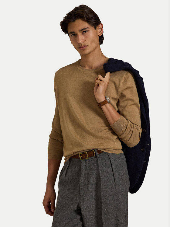 Polo Ralph Lauren Polo Ralph Lauren Džemper 710954589005 Bež Regular Fit