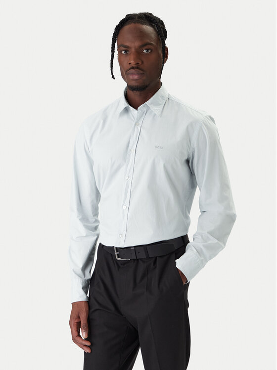 BOSS BOSS Srajca Relegant 50518304 Siva Regular Fit