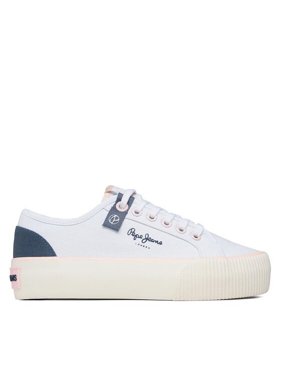 Pepe Jeans Tenisky Ottis W Sun PLS31456 Biela