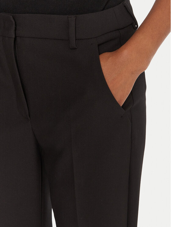 Weekend Max Mara Weekend Max Mara Čino bikses Rana 2515131031 Melns Slim Fit
