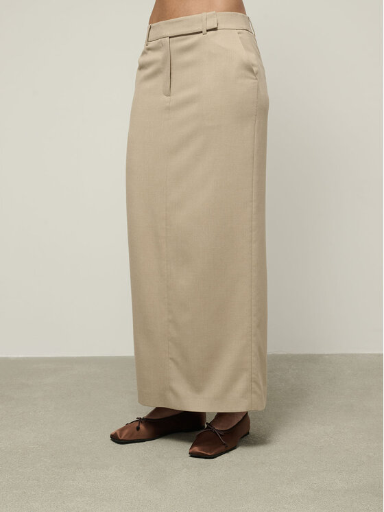 La Mania La Mania Gonna ROMA Beige Classic Fit