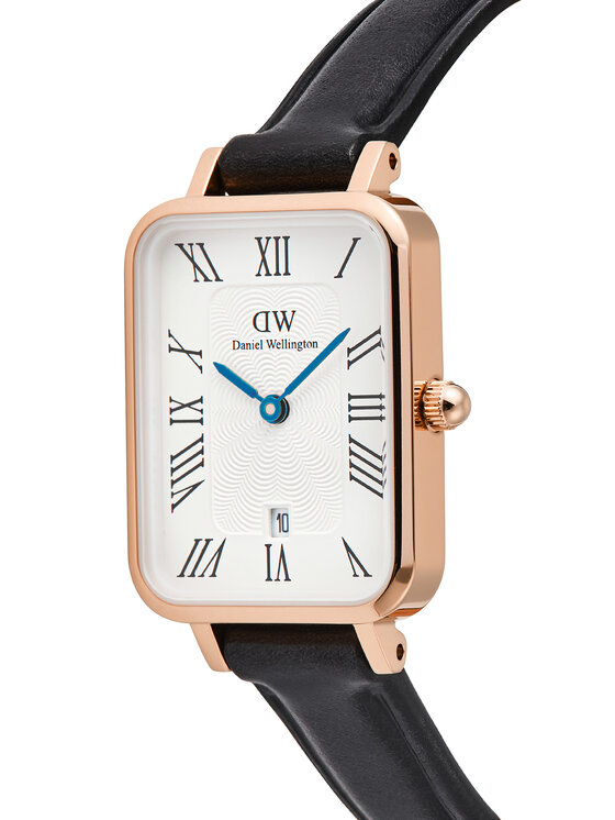Daniel Wellington Daniel Wellington Zegarek Quadro Sterling Roman Numerals DW00100862 Czarny