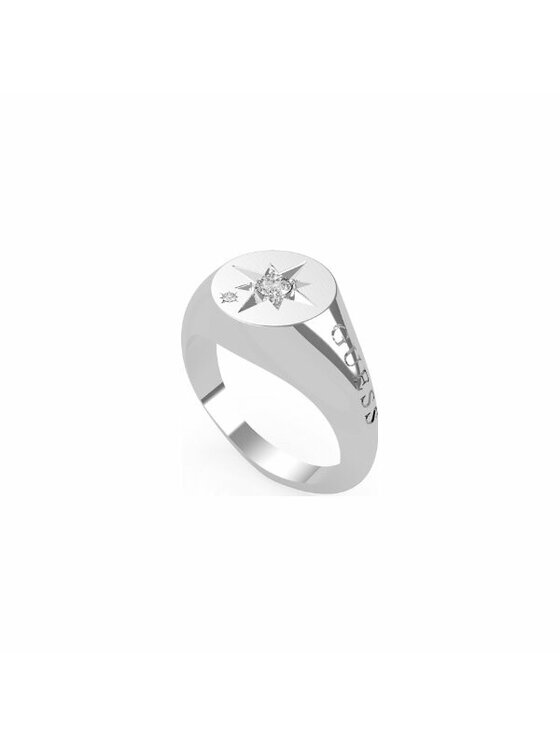 Guess Guess Prsteň JUBR20010JWRH Strieborná