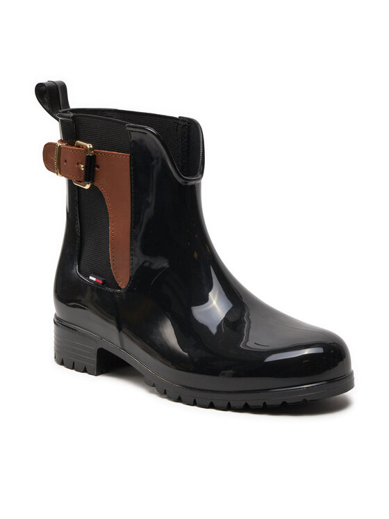 Tommy Hilfiger Gummistiefel Oxley 2Z2 FW56822108 Schwarz | Modivo.de