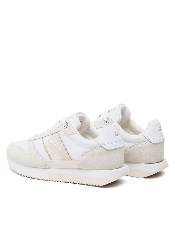 Tommy Hilfiger Tommy Hilfiger Sportcipő Runner With Th Webbing FW0FW06948 Fehér