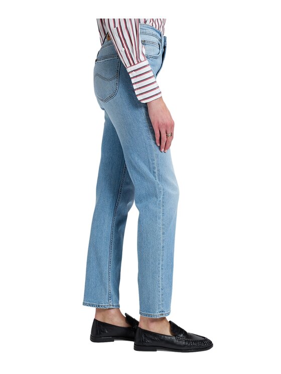 Lee Lee Jeansy 112385781 Niebieski Straight Leg