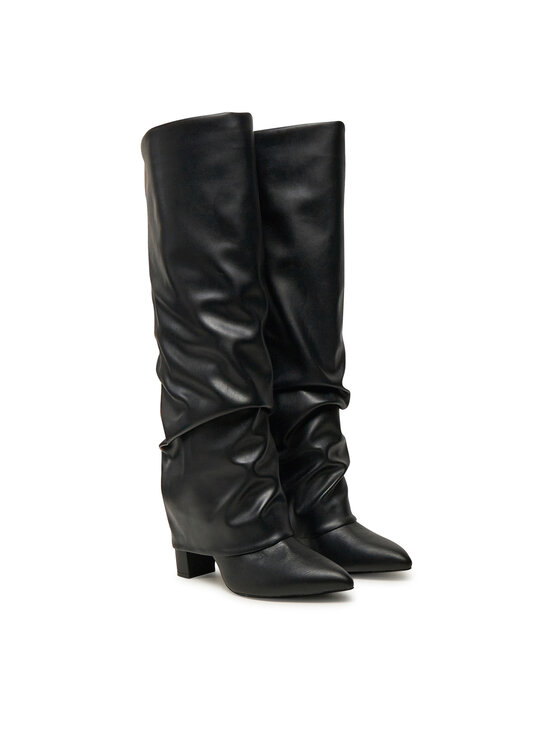 Guess Guess Ботуши Leima FLFLEM ELE11 Черен