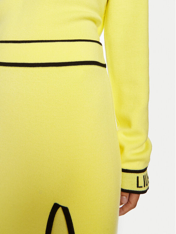 Liu Jo Sport Liu Jo Sport Gonna midi TF4053 MS59L Giallo Regular Fit