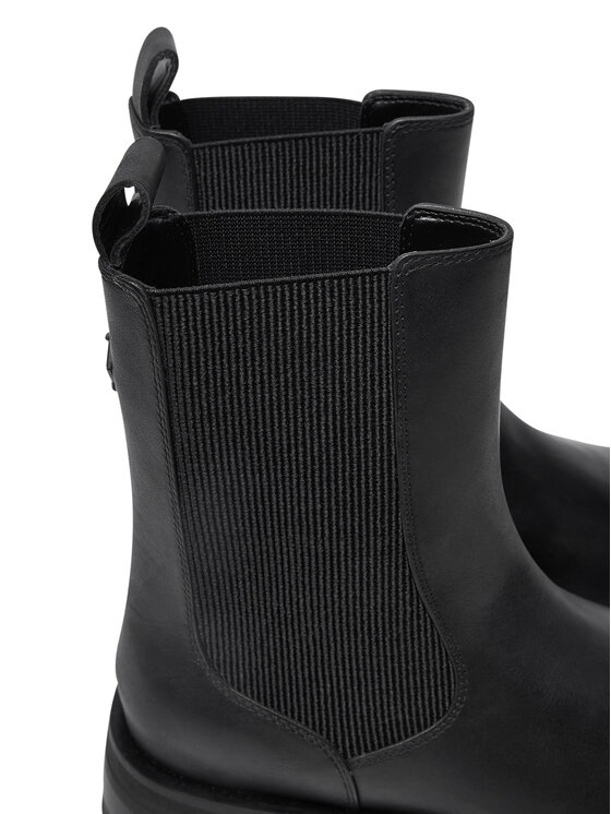 DKNY DKNY Kotníková obuv s elastickým prvkem Rianne Chelsea K3471540 Černá