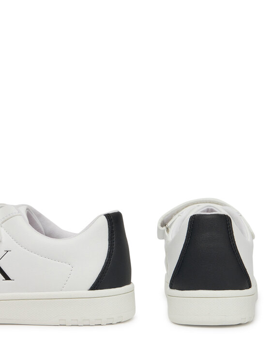 Calvin Klein Jeans Calvin Klein Jeans Sneakersy Low Cut Lace Velcro Sneaker V1X9-82080-1355 S Bílá