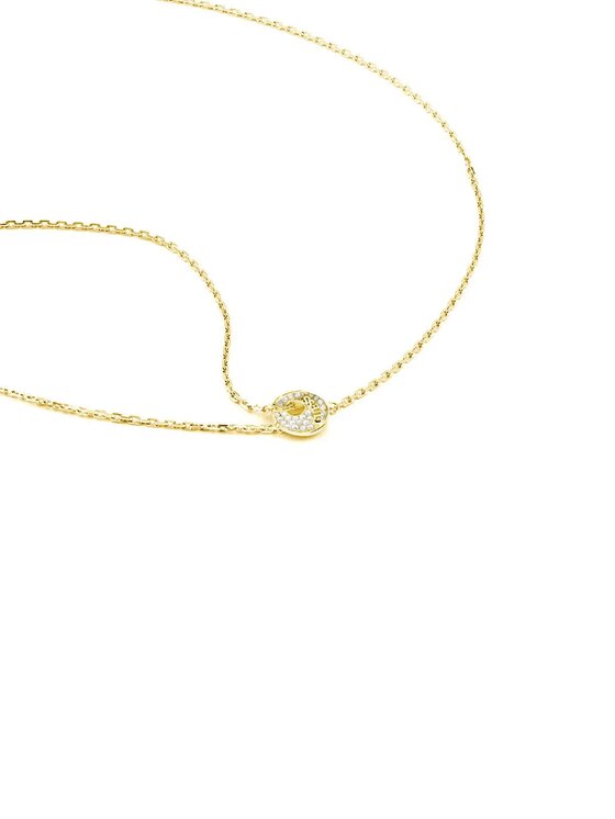 Guess Guess Naszyjnik JUBN05223JW-YG Złoty
