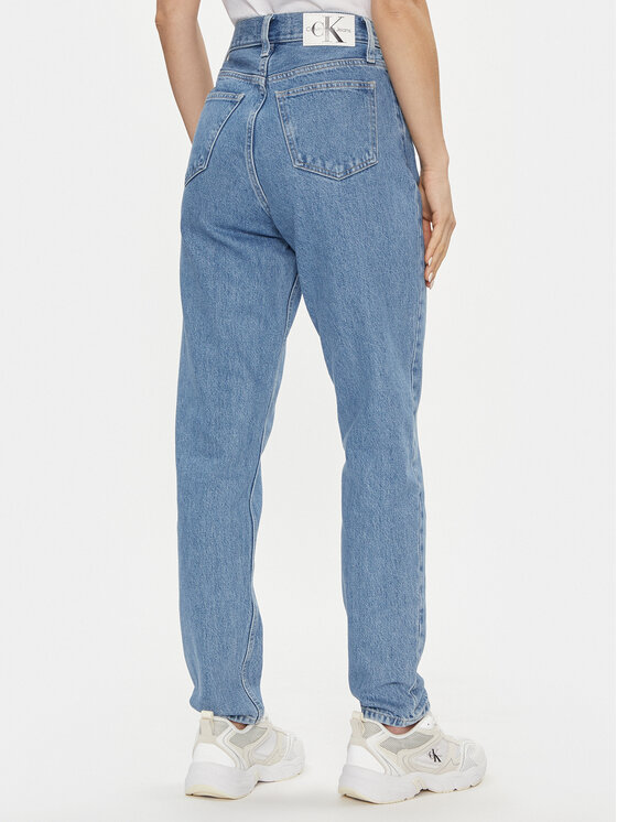 Calvin Klein Jeans Calvin Klein Jeans Jeansy Mom Jean J20J222153 Modrá Mom Fit