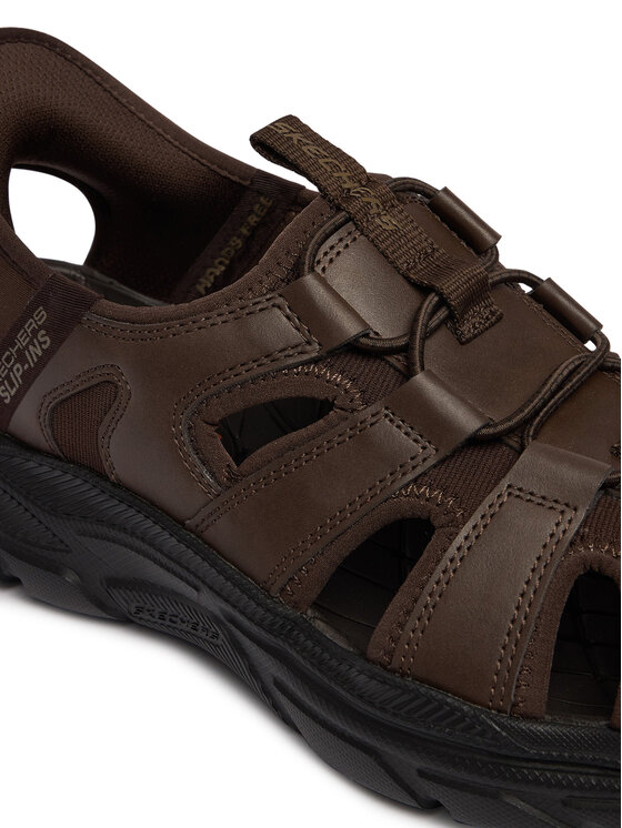 Skechers Skechers Sandali Slip-Ins Relaxed Fit: Revolted - Vartan 205182/CHOC Rjava