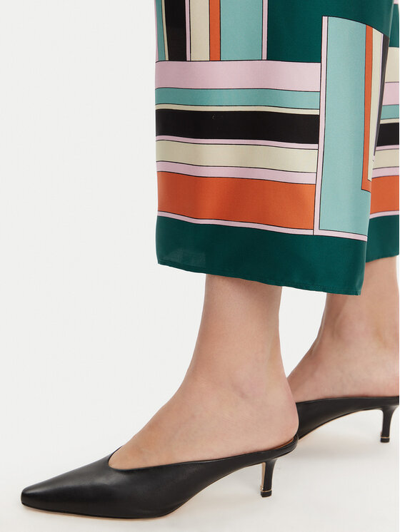 Weekend Max Mara Weekend Max Mara Pantaloni di tessuto Ottavo 2515131051 Multicolore Wide Leg
